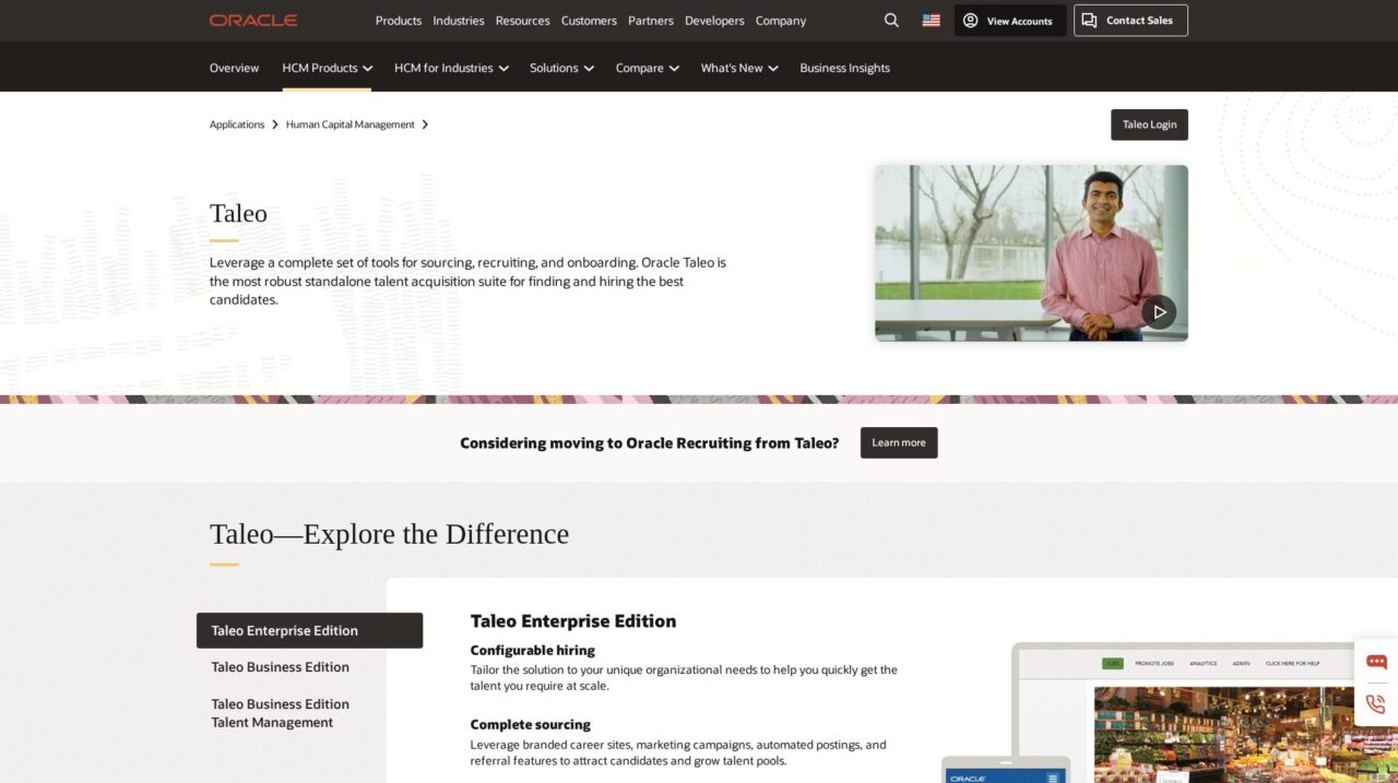 Oracle Taleo Review: Talent Acquisition and Recruiting Software