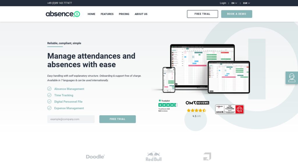 absence.io Review: Leave and Absence Management Software for Teams