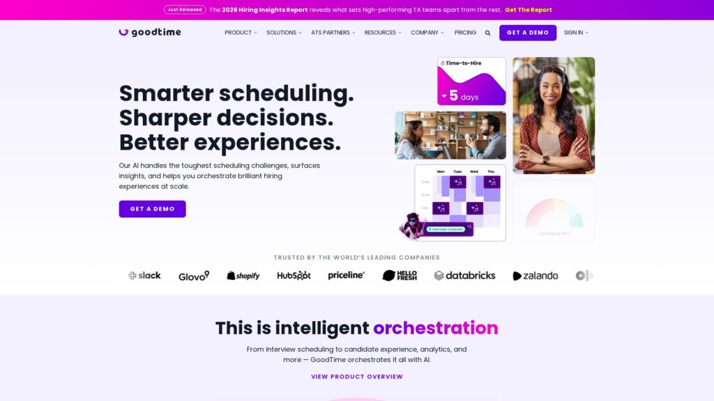 GoodTime Review: AI Interview Scheduling & Hiring Experience Platform