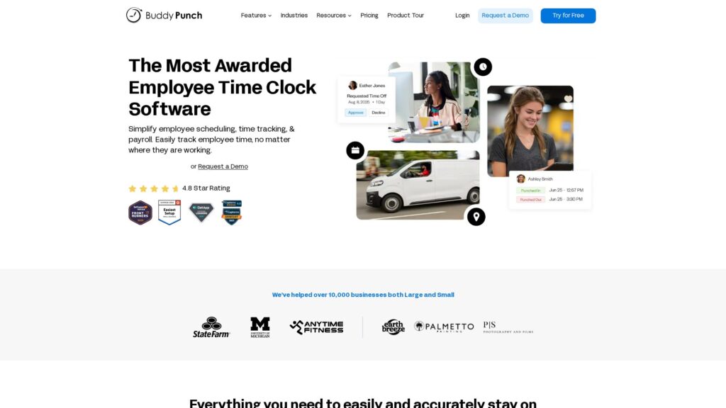 Buddy Punch Review: Employee Time Clock & Scheduling Software