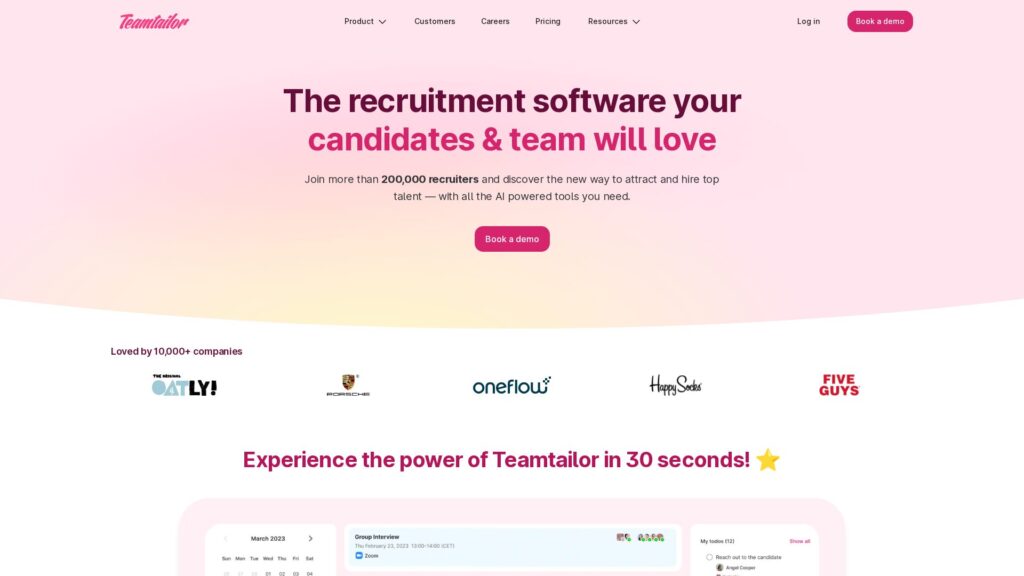 Teamtailor Review: Next-Generation ATS for Modern Hiring