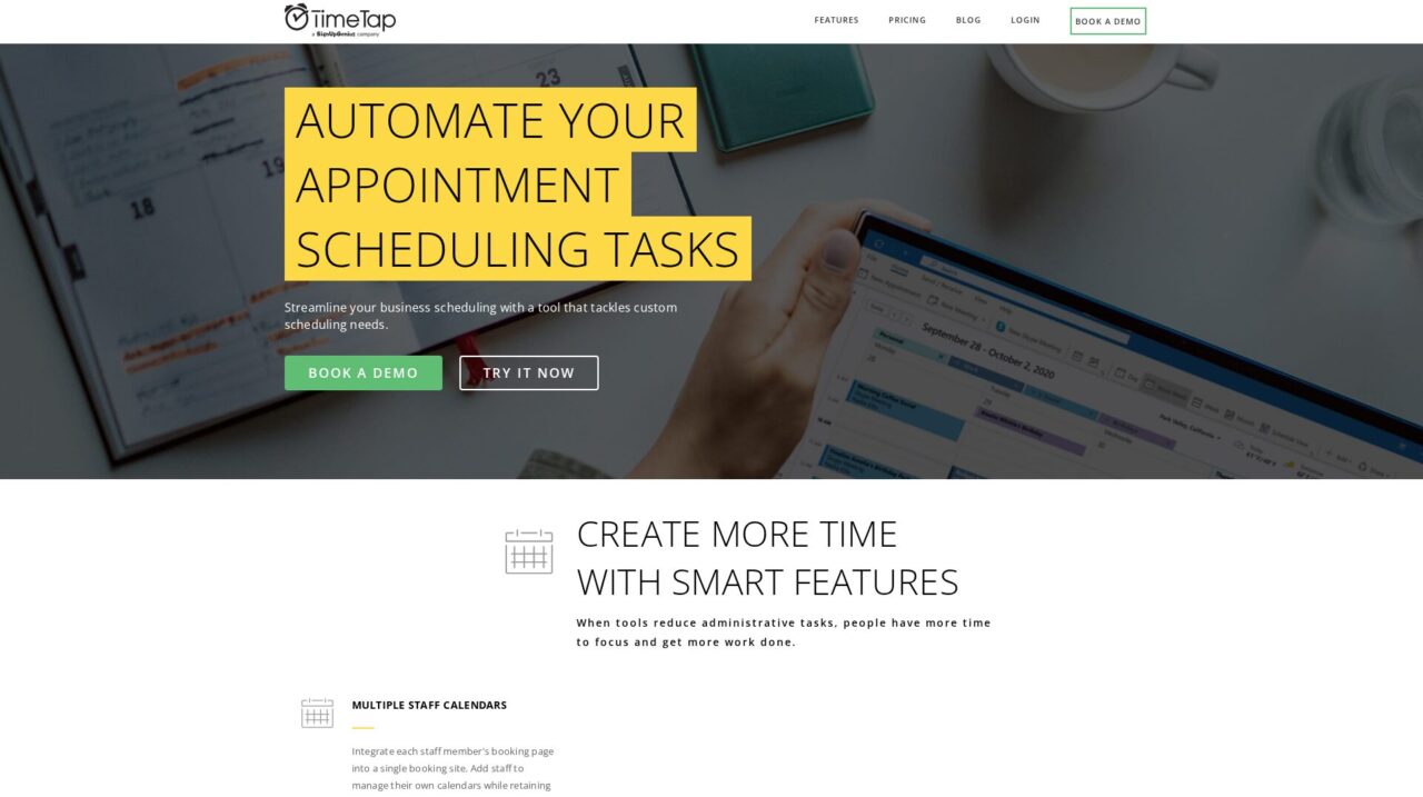 TimeTap Review: Online Appointment Scheduling Software for Teams
