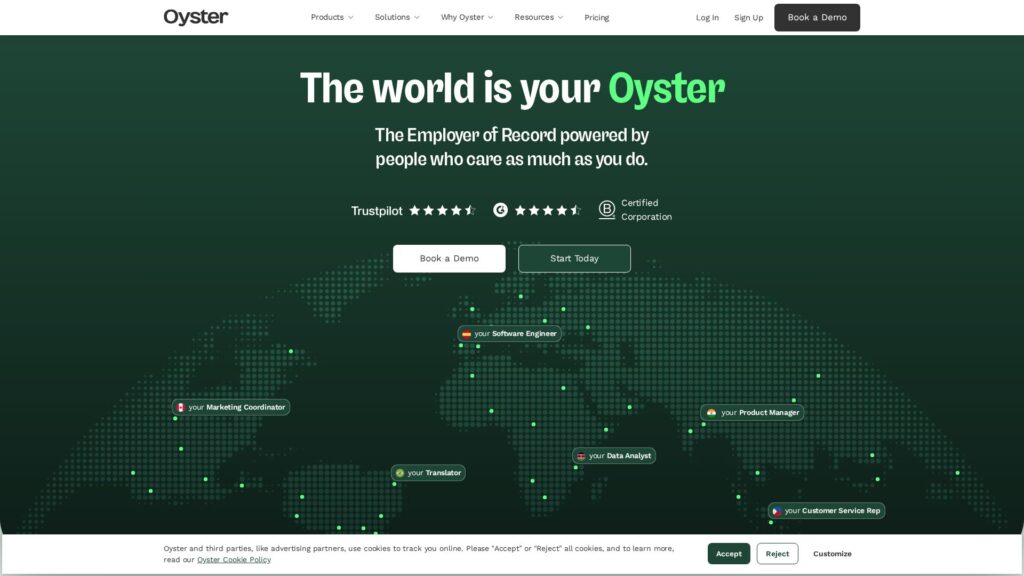 Oyster Review: Global Payroll and Employer of Record Platform