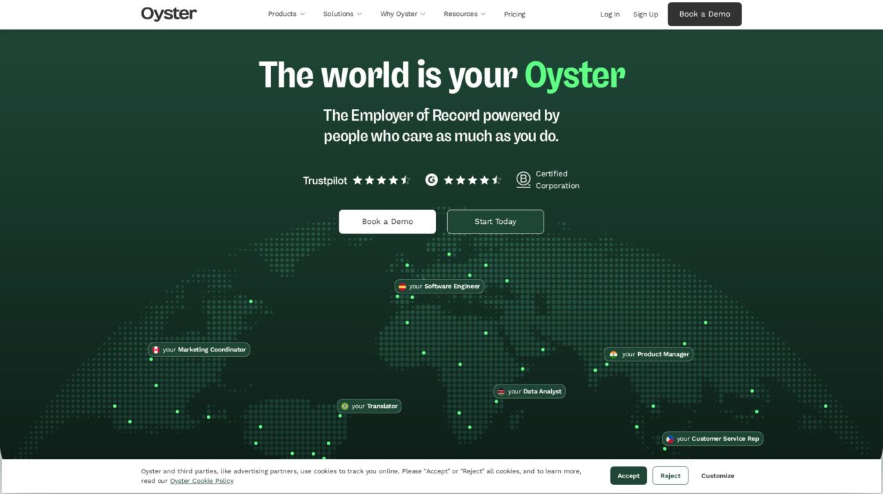 Oyster Review: Global Payroll and Employer of Record Platform